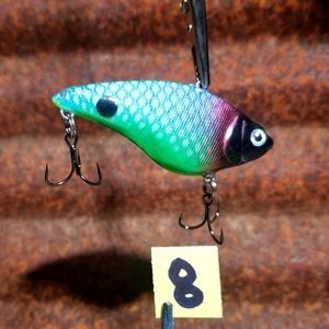 Custom, hand painted fishing lures.